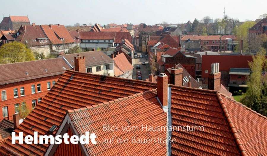 Blick über Helmstedt aus dem Fenster vom Hausmannsturm